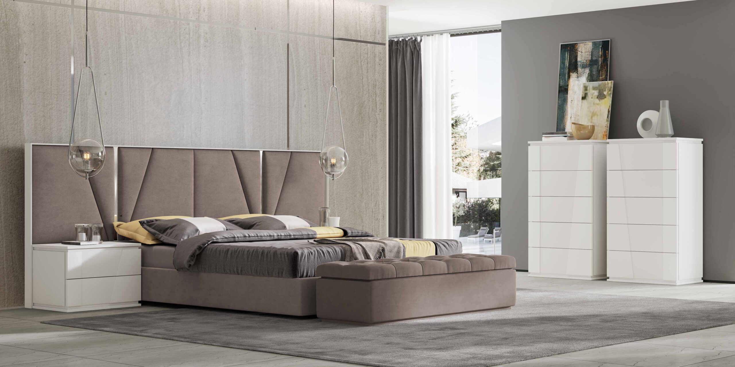 Quarto de casal moderno