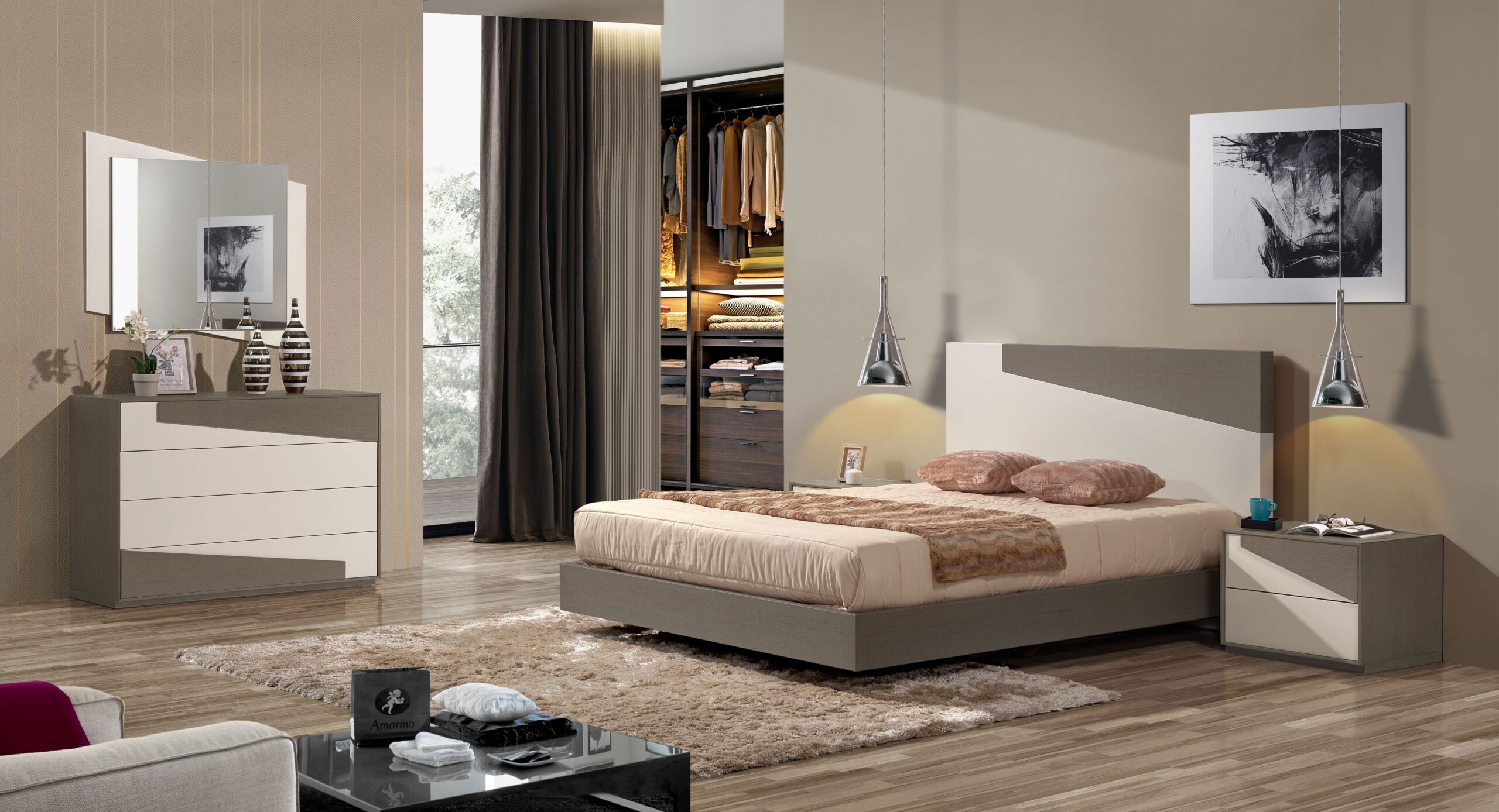 Quarto de casal moderno